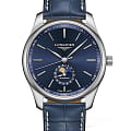Longines Longines Master Collection L2.919.4.92.0  L29194920 механические мужские часы синий циферблат, браслет кожаный — вид спереди
